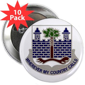 4B118IR - M01 - 01 - DUI - 4th Bn - 118th Infantry Regt- 2.25" Button (10 pack) - Click Image to Close